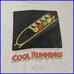 Vintage 90s Disney Cool Runnings T Shirt XL Single Stitch Walt Movie Rare Jamaic