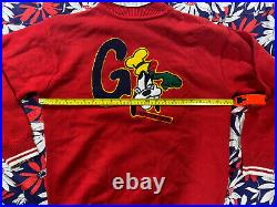 Vintage 90s Pullover Turtle Neck Goofy Sweater Walt Disney Size M/L Iceberg