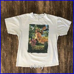 Vintage 90s Walt Disney Official TARZAN Movie Poster Promo Tshirt