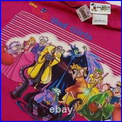 Vintage 90s Walt Disney World Bad Girls Villains T Shirt Rare NWT Deadstock DS