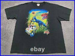 Vintage 90s Walt Disney World Mickey Countdown to Extinction T-Shirt US Made 2XL