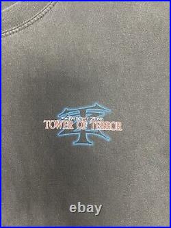 Vintage 90s Walt Disney World Twilight Zone Tower of Terror Mickey RARE T-shirt