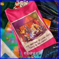 Vintage 90s Walt Disney World Villains Embroidered T Shirt Large