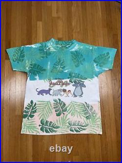 Vintage 90s Walt Disney's The Jungle Book All Over Print Single Stitch T-Shirt