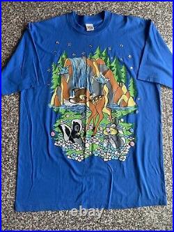 Vintage Bambi T Shirt Movie Promo Single Stitch Tee Walt Disney 2XL USA 90s Crew