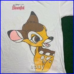 Vintage Bambi T Shirt Movie Promo Single Stitch Tee Walt Disney XL USA 90s
