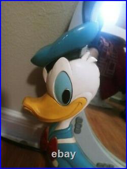 Vintage Bassett Walt Disney Donald Duck & Huey Dewey Louie Nephews Wall Mirror