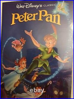 Vintage Black Diamond Peter Pan VHS The Classics Walt Disney