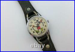 Vintage Bradley Mickey Mouse Walt Disney Productions Swiss Manual Wind Watch