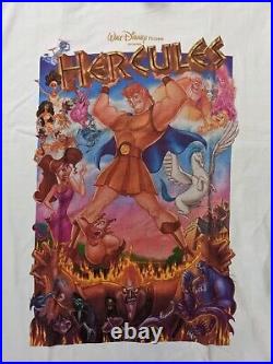 Vintage Disney Hercules Movie Promo T Shirt Size Large Made In USA NWT NOS