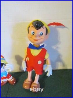 Vintage Disney Pinocchio lot Dakin & Co, Applause and japan ceramic