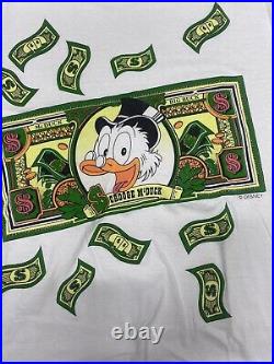Vintage Disney Scrooge Mcduck Mickey T-Shirt Large