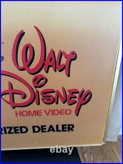 Vintage Disney Sign Home Video Light Up Sign 1982 Walt Disney Home Video