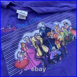 Vintage Disney Villains Bad Girls T-shirt Sz XL Walt Disneyworld