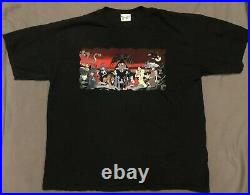 Vintage Disney Villains T Shirt WDW 90s Cruella de Vil Scar Chernabog Rare XXL