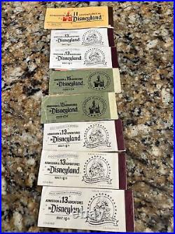 Vintage Disneyland Child Adventures ticket book Collection Collectors Old Walt