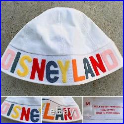 Vintage Disneyland Hat c Walt Disney Productions Bucket Hat Sailor Disney Cap M