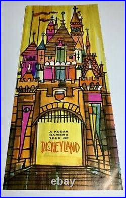Vintage Disneyland Kodac Camera Pamphlet Map Guide (2) 1956 / 1963 Walt Disney