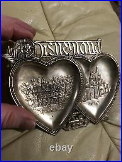 Vintage Disneyland Walt Disney Productions Train 1955 Castle Mickey Ashtray RARE