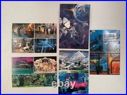Vintage Epcot Center 13 Pre-opening Unused Postcards And Information Brochure