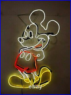 Vintage MICKEY MOUSE NEON LIGHT Walt Disney ICON Mid Century 1950's (RARE)