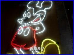 Vintage MICKEY MOUSE NEON LIGHT Walt Disney ICON Mid Century 1950's (RARE)