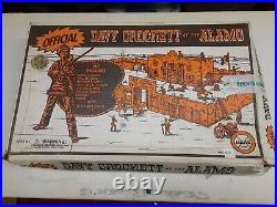 Vintage Marx Playset Walt Disney Davy Crockett At The Alamo King Frontier