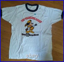 Vintage Mickey Mouse Fort Wilderness Resort Shirt Adult XL Walt Disney World NEW