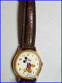 Vintage Mickey Mouse Lorus Quartz Watch Walt Disney Running