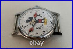 Vintage Mickey Mouse Walt Disney Production Automatic 17 Jewels Swiss Watch