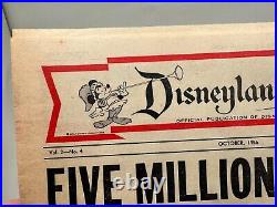 Vintage October 1956 Disneyland News Vol 2 No 4 Disneyland Walt Disney Paper