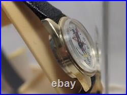 Vintage Official Walt Disney Mickey Mouse Wrist Watch By Bradley 1970s NIB