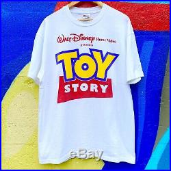 Vintage Orignal Rare Toy Story Walt Disney Promo Shirt 90s Single Stitch Size XL