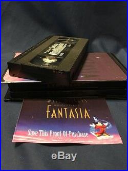 Vintage RARE WALT DISNEY'S MASTERPIECE FANTASIA VHS TAPE #1132