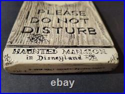 Vintage Randotti TOMBSTONE plaque Disneyland HAUNTED MANSION mint condition