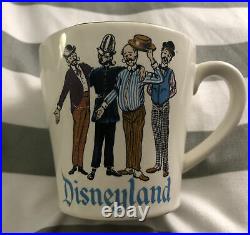 Vintage Rare Disneyland Barber Shop Quartet Shaving Mug, Walt Disney Production