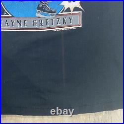 Vintage Salem Sportswear Wayne Gretzky T-Shirt 1988 NHL Hockey Men's XL Black
