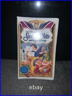 Vintage Sealed Walt Disney Masterpiece Snow White And The Seven Dwarfs VHS 1524