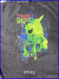 Vintage T-shirt Hanes Dinosaur Walt Disney The Battle Rages 90's XL RARE