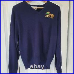 Vintage The Laughing Kookaburra Walt Disney World Village Vneck Sweater XL USA