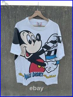 Vintage The Walt Disney Studios Mickey Mouse T-Shirt Tee Shirt One Size
