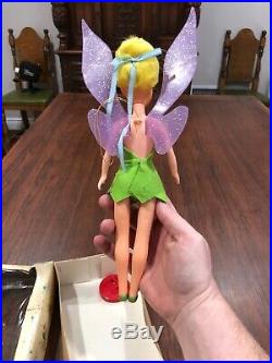 Vintage Tinkerbell Doll Walt Disney Productions 1960s Disneylands With Box