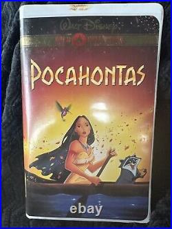 Vintage VHS Walt Disney POCOHONTAS Clamshell GOLD CLASSIC COLLECTION