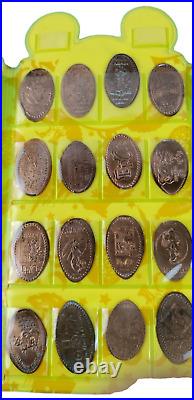 Vintage VTG Disney World Pressed Coin Collection Album with pressed pennies VTG