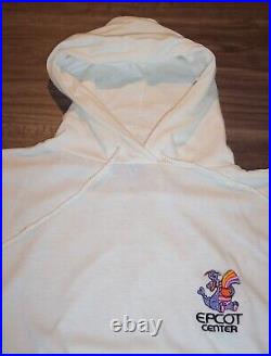 Vintage WALT DISNEY WORLD EPCOT CENTER FIGMENT DRAGON Hooded T-Shirt SMALL