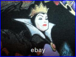 Vintage WALT DISNEY World Villains T Shirt 90's Cruella de Ville Scar Maleficent