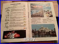 Vintage Walt DISNEY World Admit One Ticket. 75 EXTREMELY RARE Plus guide Book