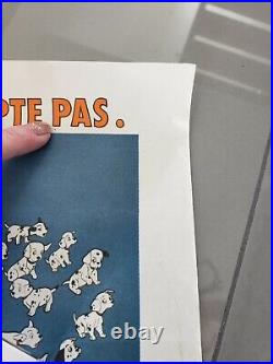 Vintage Walt Disney 101 Dalmatians French Original Poster