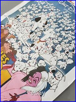 Vintage Walt Disney 101 Dalmatians French Original Poster