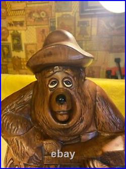 Vintage Walt Disney BIG AL Country Bear Jamboree Ceramic Cookie Jar 1970s FR/SHP